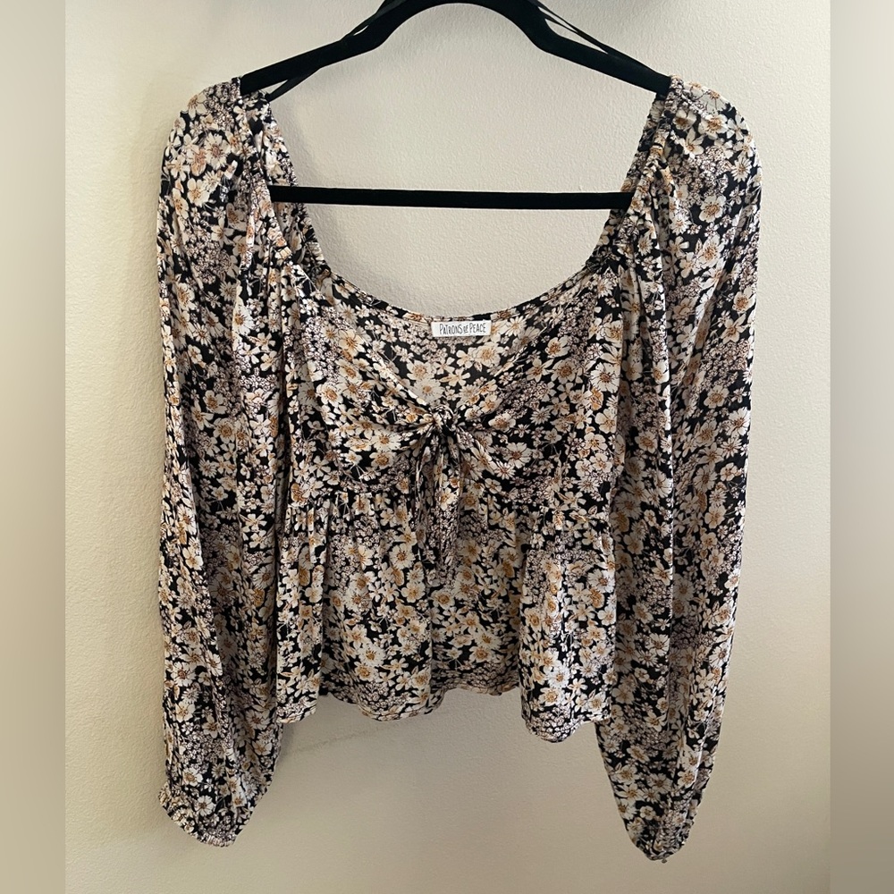 Patrons of Peace Floral Blouse